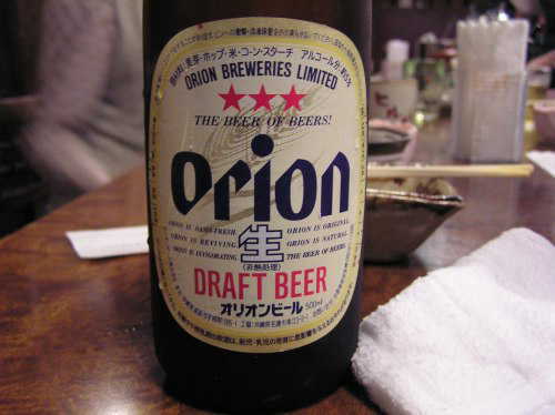沖縄　オリオンビール